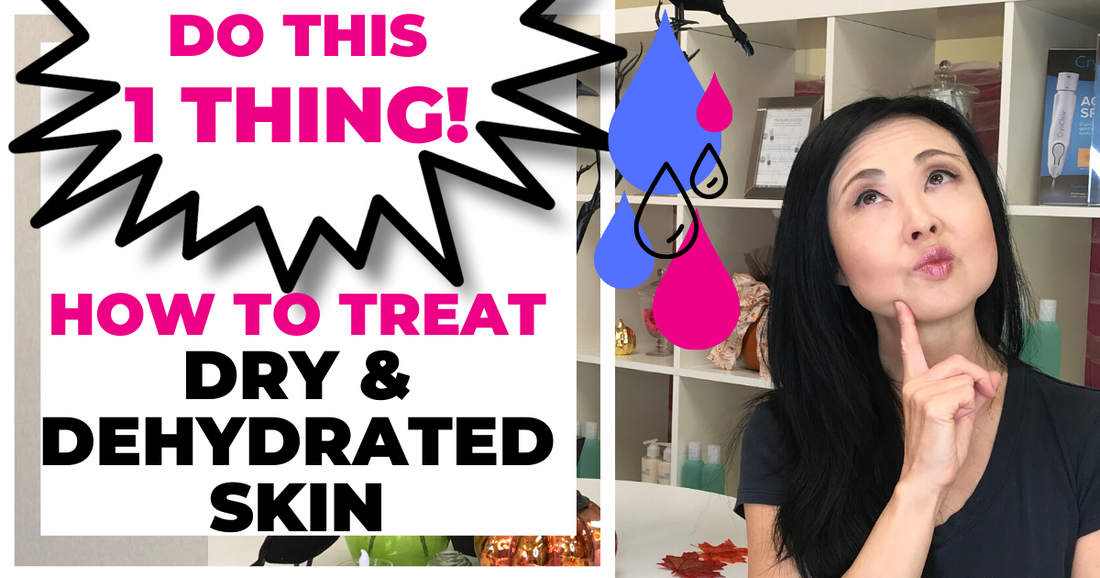 How To Treat Dry And Dehydrated Skin:  Do This One Thing