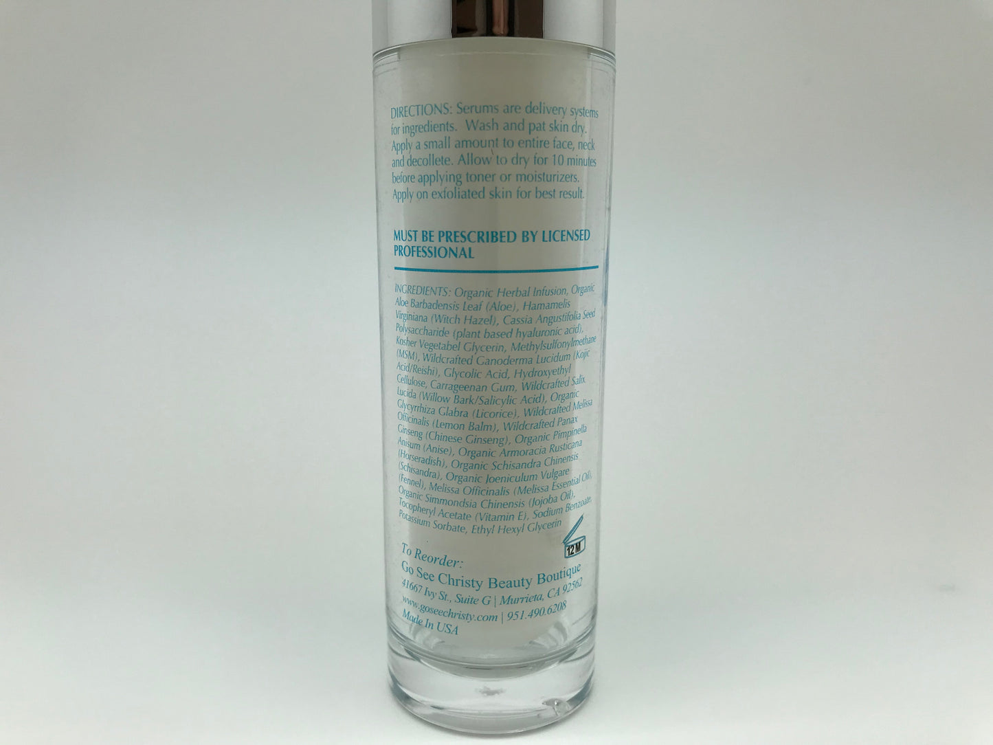 MD Dermacetical- Age Reverse Brightening Serum - Go See Christy Beauty 