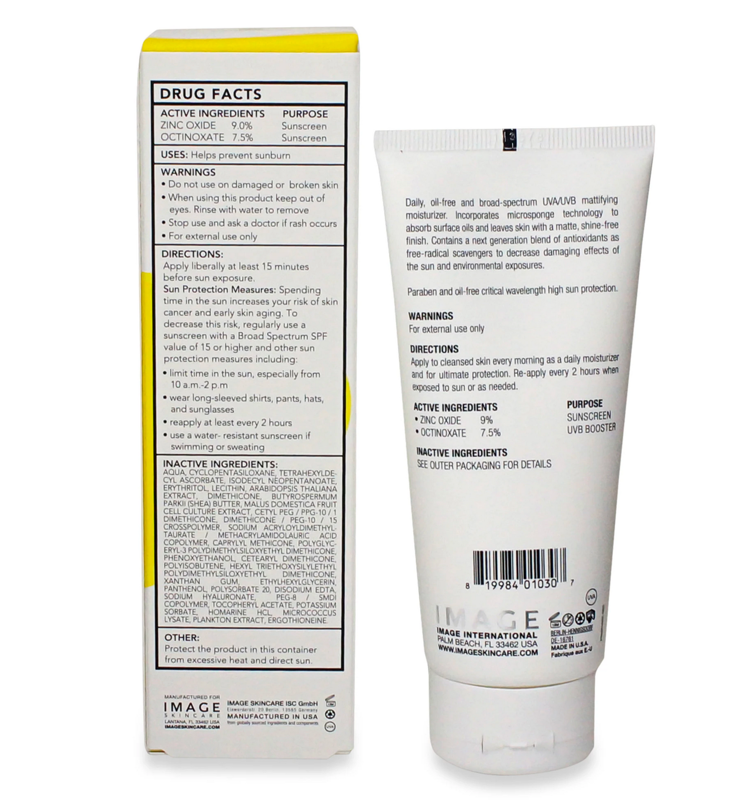 Image Daily Matte Oil Free Mositurizer SPF 32 - Go See Christy Beauty 